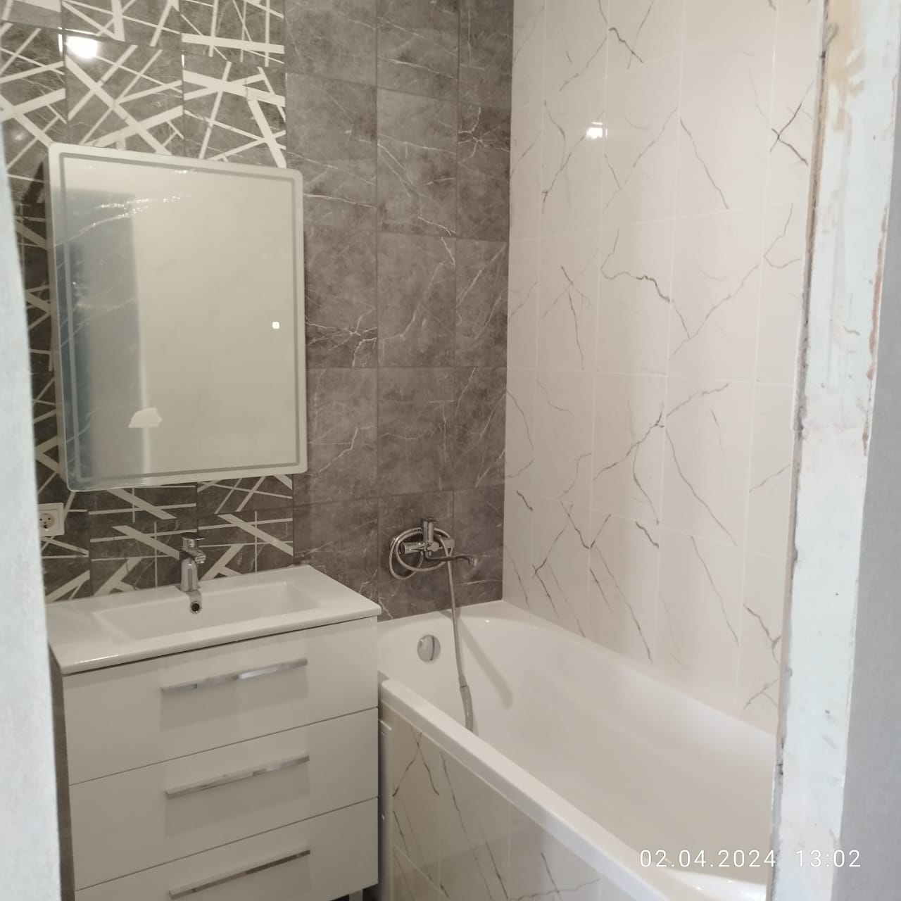 Установлено зеркало