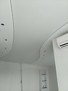 Потолок ГКЛ + натяжной